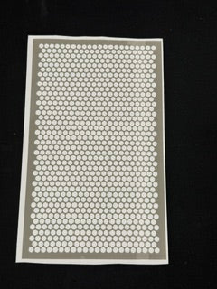 Dots Pattern Stencil – 10 Sheets, Approx. 4 × 8 in.