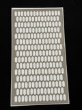 Elongated Hexes Stencil Sheets – 10-Pack